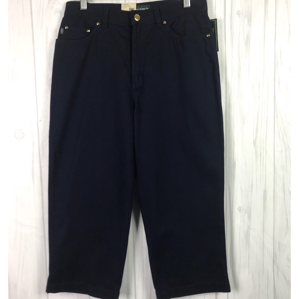 NEW Ralph Lauren Jean Co Crop Size 8P Women Blue
